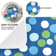 thumbnail image 2 of Yayeee Dish Drying Mat for Kitchen Counter 18"x24" Microfiber Absorbent Pad, Blue Dots, 2 of 7
