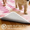 thumbnail image 5 of Washable Laundry Room Rug, 20"X47" Non Slip Soft Low-Pile Laundry Mat Farmhouse Laundry Room Decor Area Rug for Kitchen Bathroom Pink, 5 of 8
