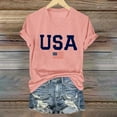 thumbnail image 2 of USA Flag Patriotic Shirts for Women V-Neck Summer Tops 2026 American Independence Day Tee Lightweight Blouses, 2 of 3
