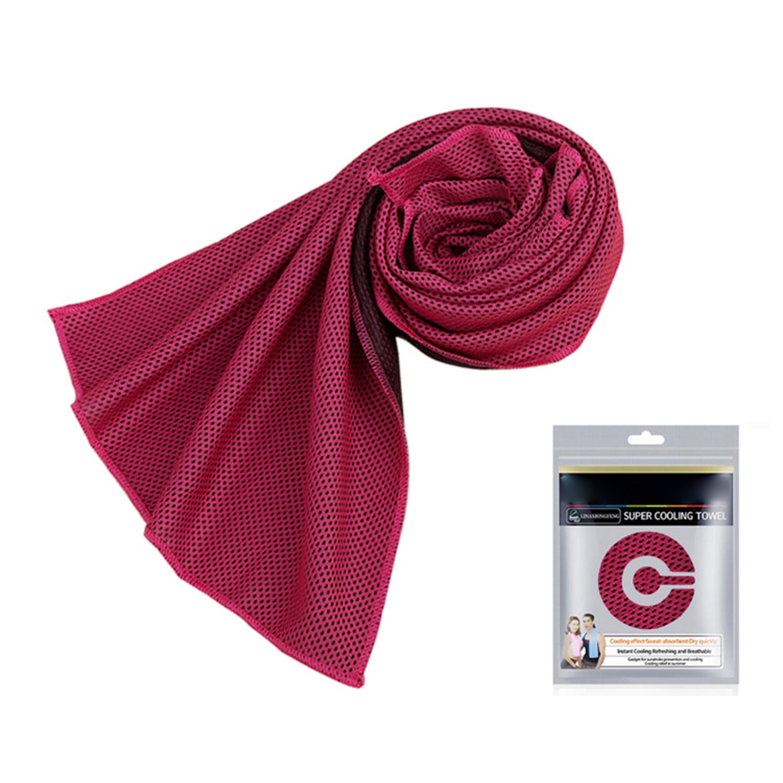 Cooling Towel Ice Quick Dry Fitness Instant Cold 30 100 Cm Relief Neck Scarf 