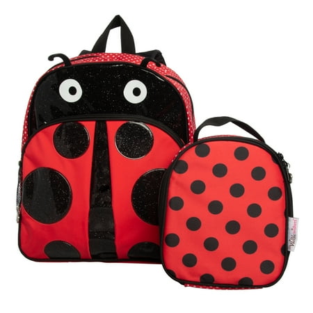 Backpack Insulated Bag - American Girl Wellie Wishers (2 Piece Set) Backpack and Insulated Lunch Bag for Kids Travel School