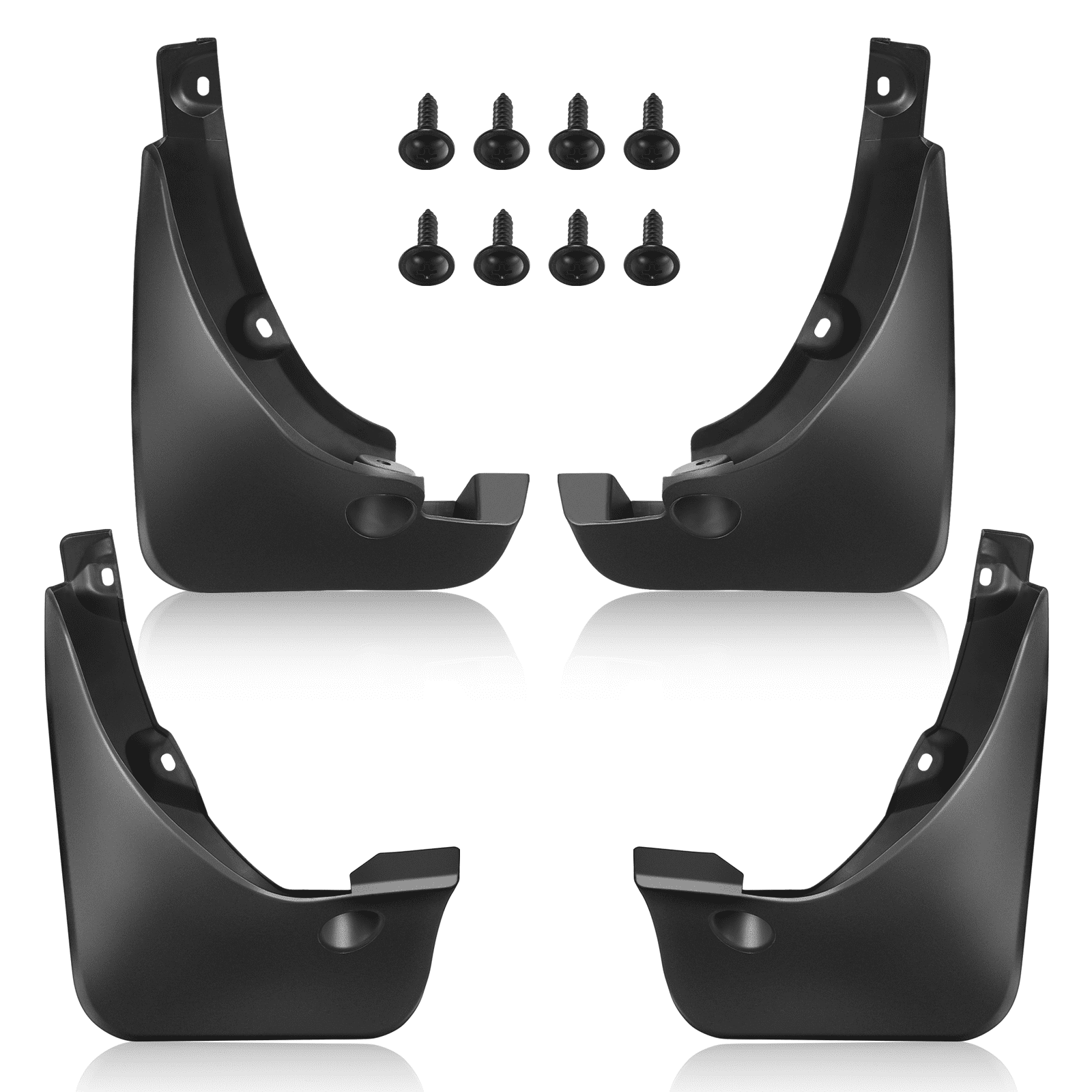 SPEEDWOW Mud Flaps Splash Guards 4PCS Front & Rear Side Mud Guards Compatible with Toyota RAV4 2006-2012 3th gen with OEM Fender Flares
