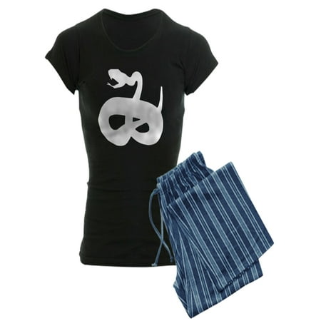 

CafePress - White Snake - Women s Dark Pajamas