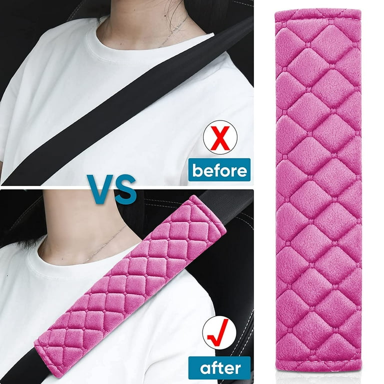 Sublimation Blanks Car Seat Belt Pads Cover, 2 Pcs Neoprene Comfortable  Replacement Shoulder Strap Pads Universal Car Seat Belt Shoulder Pads Strap