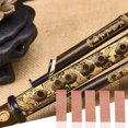 thumbnail image 1 of LRXIYODE 5Pcs Cucurbit Flute Parts Light Brown Brass Reeds For Performance, 1 of 6