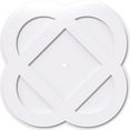 thumbnail image 1 of Ekena Millwork CMP32CE-01000 32 in. OD x 1 in. ID Square Charlotte Architectural Grade PVC Contemporary Ceiling Medallion, 1 of 1