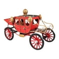 thumbnail image 3 of QSTDGVPW Vintage Carriage Model Collectible Display Novelty Craftsmanship Bookshelf Decor Red, 3 of 9