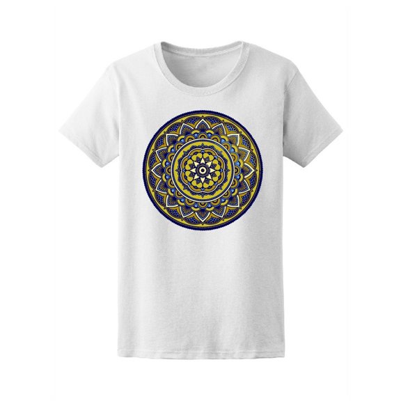 Colorful Mehndi Style Mandala Tee Women's -Image by Shutterstock