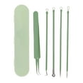 thumbnail image 1 of Conjunto Único de Herramientas para Remover Espinillas con Pinza Diagonal Duradera Verde, 1 of 1