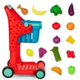thumbnail image 6 of Battat Shop n’ Stroll Shopping Cart & Grocery Supermarket Plastic Playset with Pretend Food for 2 Years +, 6 of 8