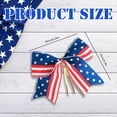 thumbnail image 5 of 4th of July Patriotic Bows, 6-Piece Red White Blue Flag Bows, Ornaments Tree Bows for Independence Day, Memorial Day Bows for Front Door Indoor Outdoor Tree Decoration 6x6.3 Inch, 5 of 5