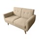 thumbnail image 2 of Love Seat Mainstays Capitonado Beige, 2 of 4