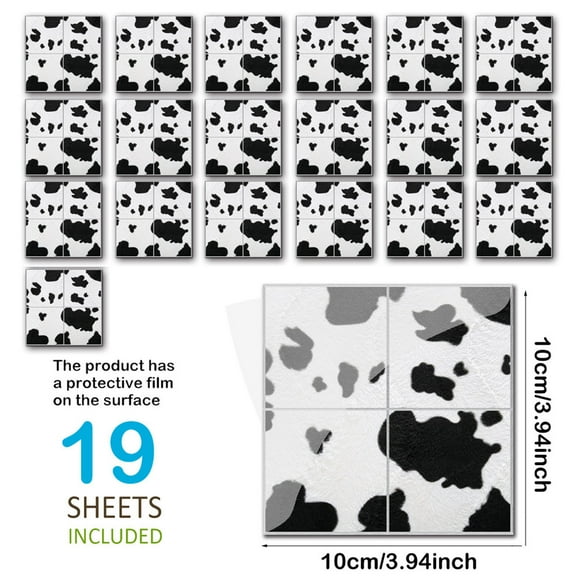 Kcavykas Clearance Sales,Canada Day,open Season 19PC Self Adhesive Tile Sticker Kitchen Bathroom Wall Stickers Decoration