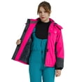 thumbnail image 6 of Wantdo Girl's Waterproof Fleece Skiing Jacket Kid's Warm Winter Coat Rosy 6/7, 6 of 10