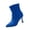 Blue, variant on Womens Stiletto High Heel Ankle Boots Pointed Toe Dress Booties Sexy Sock Elastic Comfortable Lightweight Elegant Suede Upper Party Wedding Evening Club Out Fashion Wear Office,Green 6