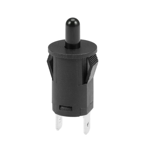 Refrigerator Door Light Switch 10mm Momentary Fridge Switch Normally Closed NC PB35 AC 250V 3A Black