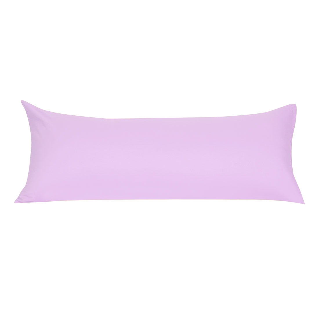 Unique Bargains Pillowcases Zippered Microfiber Body Pillow Cover Violet 20" x 60"