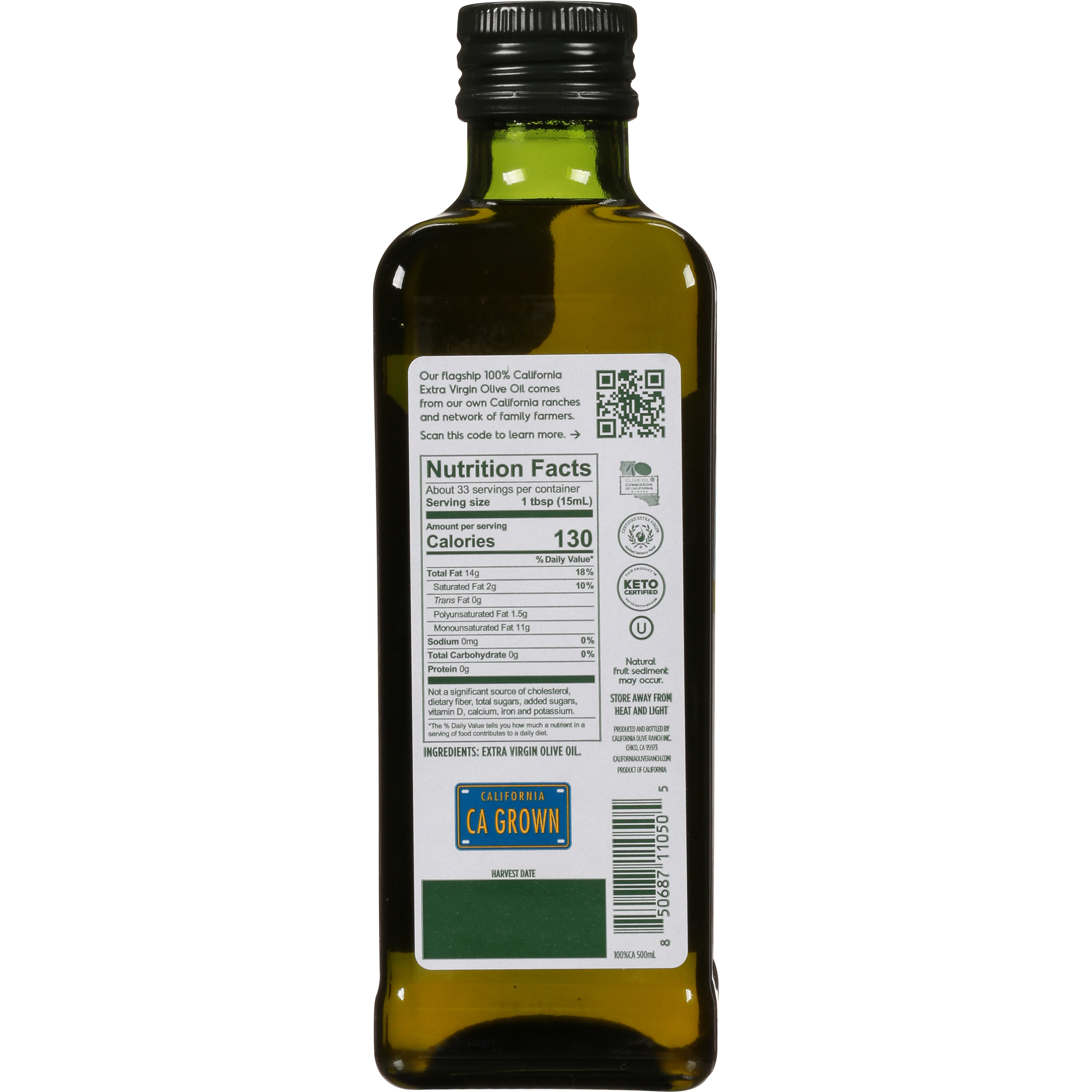California Olive Ranch 100% California Medium Extra Virgin Olive Oil, 16.9 fl oz - image 5 of 7