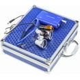 thumbnail image 2 of NSKI 3.5X Loupes Magnifying Glasses + 5W Lamp Belt Clip Type with Filter Aluminum Box (Blue), 2 of 16
