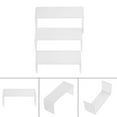 thumbnail image 3 of MYG 3Pcs/set Acrylic Display Stand Clear, Jewelry Showcase Storage Rack Shelf Holder,Thickness 0.12in, 3 of 9