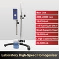 thumbnail image 2 of D-200 Lab Homogenizer Machine High Shear Electric Emulsifier Disperser Mixer With Digital Display Rotor Stator Probe ,High Speed, 2 of 6