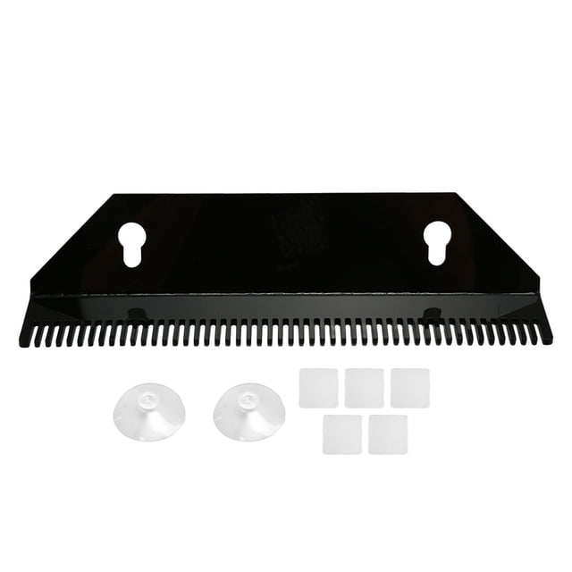 Hair Extension Holder with Suction Cup Acrylic Wig Storage Display Stand Wall Fixing Acrylic Styling Rack Black