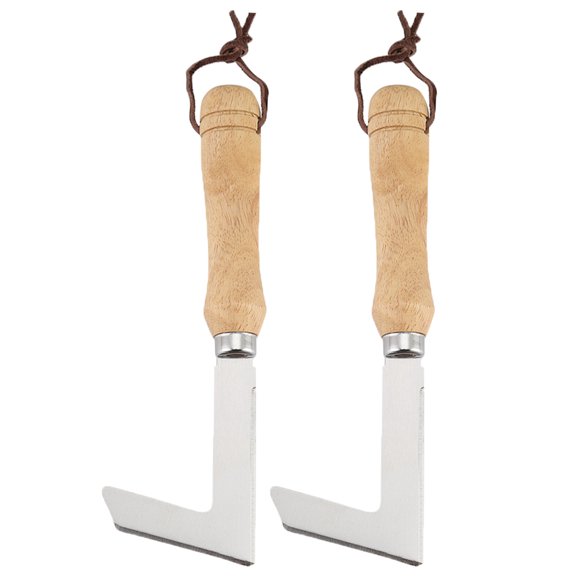 Xmarks Crack Weeder - Stainless Steel Garden Crevice Weeding Tool for Yard, Paving Brick Moss Removal, Lawn Edger, Complete with Crevice Cleaning Brush