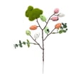thumbnail image 2 of POLISE Spaces Easter Bunny Egg Floral Picks 13 Inch, Artificial Spring Stems with Leaves and Egg Decorations in Green Pink Purple, Decorative Branches for Vase Arrangements Holiday Home Decor, 2 of 6