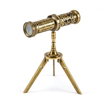 V.Empire Collection Éducative Vintage Kaléidoscope Fait Main / Cadeau d'Anniversaire / Toute Occasion pour Enfants et Adultes (avec Support)