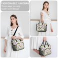 thumbnail image 6 of White Cactus Dino Eggs Dinosaurs Pattern Womens Lunch Box for Work,Insulated Large Lunch Bag for Tween and Teen,Loncheras Para Mujer,Leakproof Adult Lunch Bag for Work,Beach,Travel,Picnic,Camping, 6 of 7