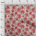 thumbnail image 2 of oneOone Cotton Cambric Red Fabric Florals Sewing Craft Projects Fabric Prints By Yard 56 Inch Wide, 2 of 5