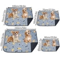 thumbnail image 3 of Reusable Puppy Training Mats, Washable Pee Pads for Dogs, Super Absorbent & Waterproof, Fast-Drying for Playpen, Crate, Home, Car, Travel, 3 of 5