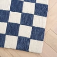 thumbnail image 3 of SAFAVIEH Martha Stewart Chelsea Algernon Checkered Runner Rug, Blue/Ivory, 2'3" x 8', 3 of 10