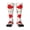 1 Black, variant on Women's Knee High Socks Retro Canada Flag Country Outdoor Casual Tube Socks
