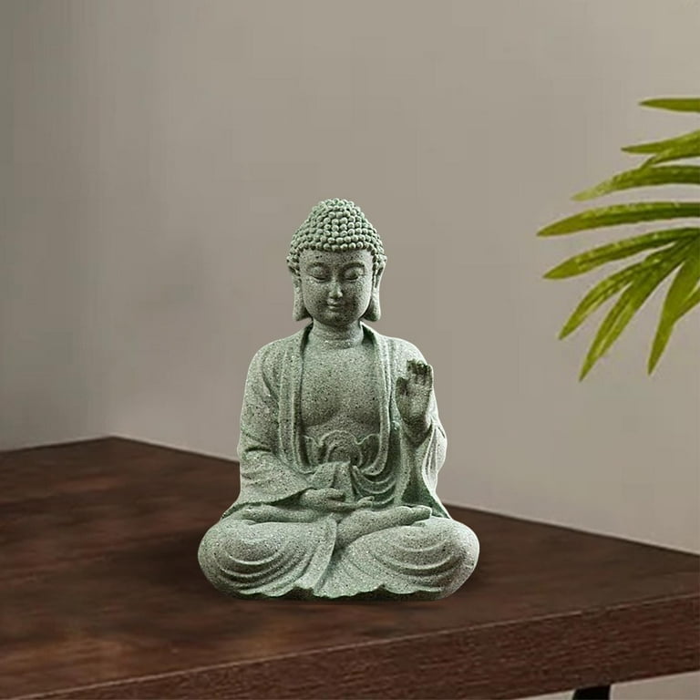 Handmade Buddha Statue Decoration Ornament Outdoor Garden Living Room Study  Room Religion Spiritual Gifting for Him or Her 