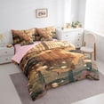 thumbnail image 2 of Erosebridal Cute Capybara Kid Bedding Comforter Set, Tokyo Blossoms Flower Full Bedding Set, 7 Pieces, 2 of 7