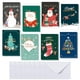 Carte de Noël de Décorations de Noël de Snorda Jeu de Cartes de Noël Santa Claus Mignon Animal Diamant Peinture Carte de Vacances – image 3 sur 5