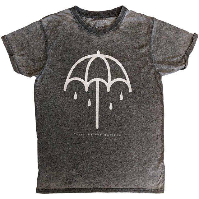 Bring Me The Horizon - Camiseta Paraguas para Adultos Unisex (Gris Carbón)