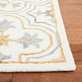 thumbnail image 3 of SAFAVIEH Micro-Loop Karenza Medallion Area Rug, Ivory/Grey, 4' x 6', 3 of 11