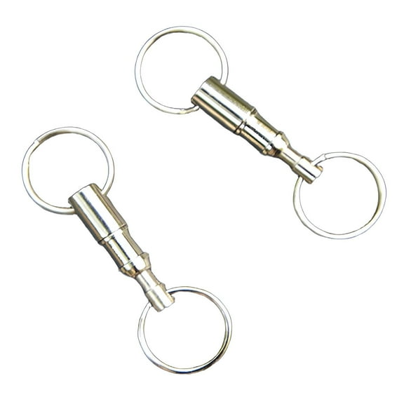 DESIGNICE 2Pcs Key Chain,Convenient Detachable Design Quick Release Keychain,Easy Separation and Assembly Keychain Clip