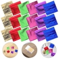 thumbnail image 3 of 300pcs Imitation Gold Leaf Sheets Shiny Foil Paper for Clay Nails Paintings Statues Wall Furniture Decoration(Golden, Green, Red, Purple, Sapphire and, 3 of 3