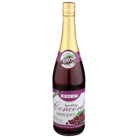 (Pack of 12) Kedem Sparkling Concord Juice 25.4 Fo