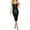 Black, variant on Shapewear Midi Dress for Women Sparkly Formal Wedding Guest Dresses Fall Square Neck Ruched Dress GN1 M