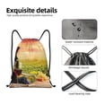 thumbnail image 4 of Fotbe Red Wine Glasses Bolsa Mochila con Cordón Estampada, Bolsa de Gimnasio Deportiva, Bolsa Cinch, Bolsa con Cordón para Hombres y Mujeres-Small, 4 of 6