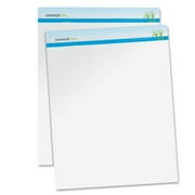Universal UNV45600 Renewable Resource Sugarcane Based Easel Pads, 27 x 34, White, 50 Sheets, 2/Carton