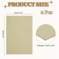 thumbnail image 2 of Uxcell Full Grain Leather Sheet 11.8" x 7.8" Natural Cow Leather Pieces Leather Fabric for DIY Craft Furniture Office Belts Book Covers, Beige 2Pcs, 2 of 6