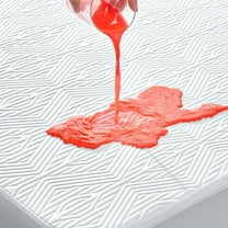 Premium Jacquard 100% Waterproof Queen Mattress Protector, Noiseless, Anti - Slip, Breathable Bed Cover, Rayon from Bambo, Quilted, Mattress Pad Sheet, Deep Pocket 8"-21"