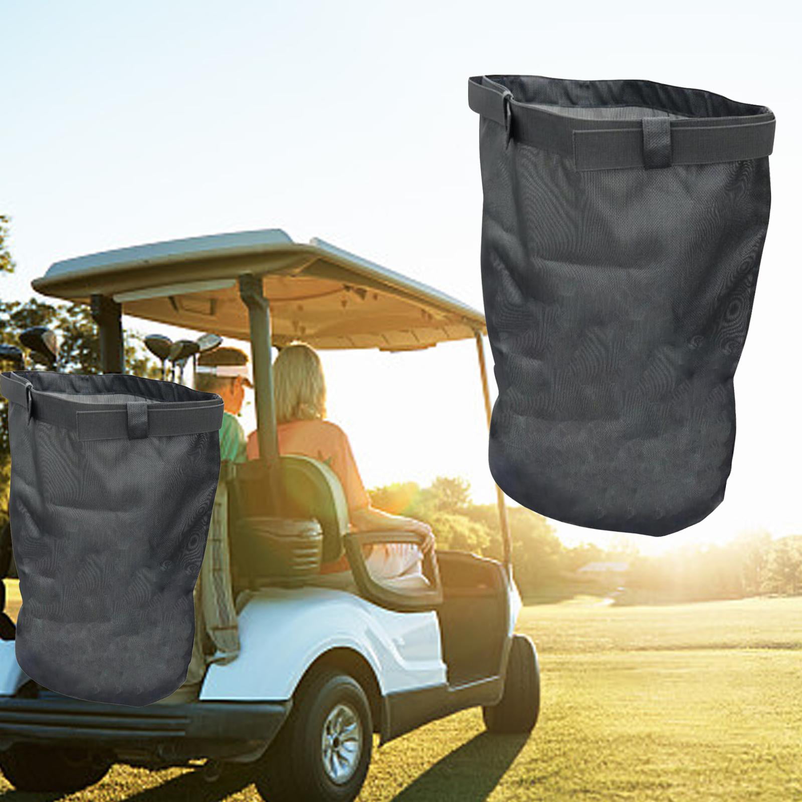 Golf Organizer Net Mesh Bag Luggage Case Golf Push Hanging Grocery Shopping  Bag Pouch Golf Cart Storage Bag for Scoreboard Garage