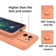 thumbnail image 4 of Compatible with Xiaomi 13T Pro Case Silicone Cute Shockproof Anti-Scratch Xiaomi 13T Pro Phone Case with Ring Kickstand Full Body Protection Cases for Women (Orange), 4 of 14