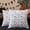 White, variant on Halloween Ghost Throw Pillow Covers 18x18 Inches, Pack of 2, Black Fuzzy Cute Ghost Decorative Pillowcases, Glow in the Dark/Neon Green Eyes Spooky Cushion Cases for Sofa Couch Bed Home Decor